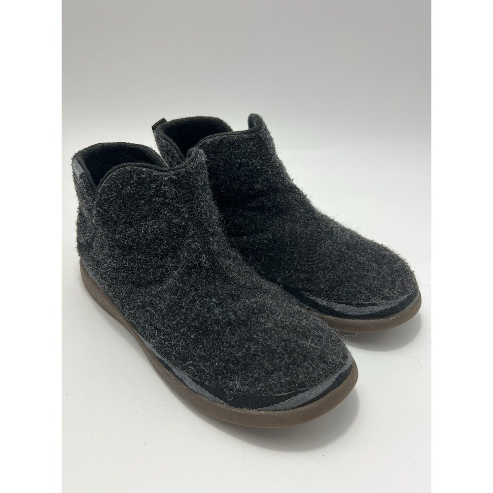Chaco Revel Mid Women's Size 8.5M Bootie Charcoal Black Felt Slipon Winter Ankle - Picture 2 of 9